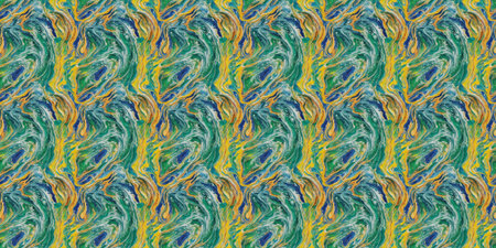 Seamless abstract pattern in the form of a brush strokes. Vector image.