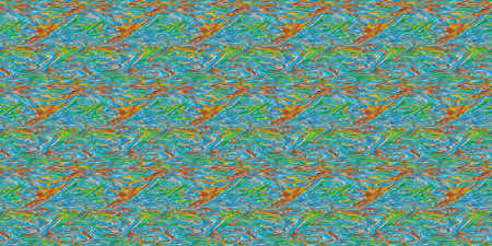 Seamless pattern with abstract multicolored wavy lines.