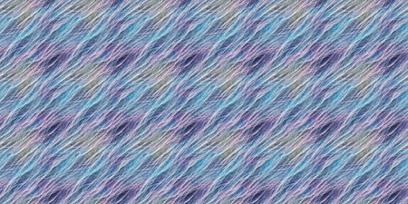 Seamless pattern with abstract blue and purple wavy lines.