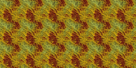 Seamless pattern of abstract fractal shapes. For eg fabric, wallpaper, wall decorations.