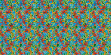 Kaleidoscope of color with beautiful pattern. Seamless pattern.