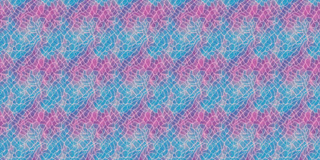 Blue and pink knitted pattern. Seamless vector background.