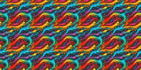 Seamless background pattern. Abstract seamless pattern in bright colors.