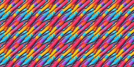 3d illustration. Seamless pattern. Colorful abstract background.