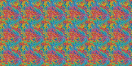 Seamless abstract pattern in the form of spirals of different colors