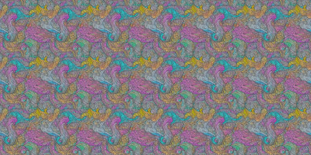Ornate seamless texture in the form of a square tile.