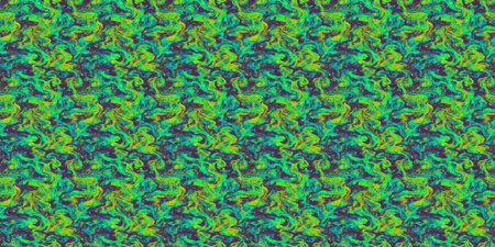 Seamless abstract pattern in bright blue, green and yellow tones
