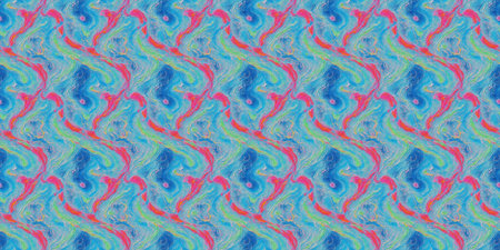 Seamless pattern with abstract ornament. Endless texture can be used for printing onto fabric or...