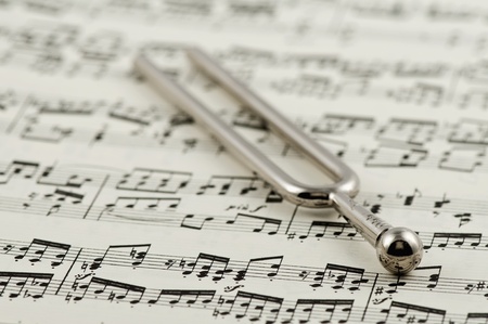 pencil notes on musiciansの写真素材