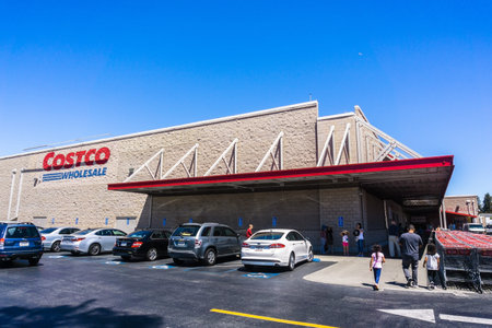 Mountain View / CA / USA - Exterior view of one of the Costco Wholesale stores in south San...
