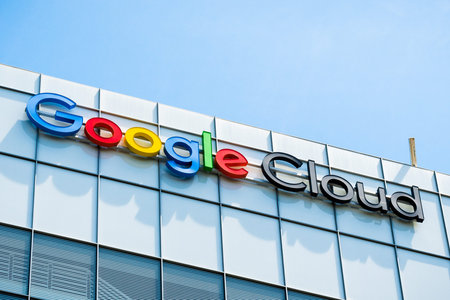 Sunnyvale / CA / USA - Google Cloud sign on top of one of their office buildings located in Silicon...