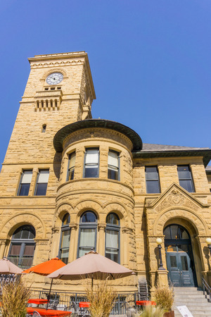 Museum of Art in old post office, downtown San Jose, Silicon Valley, Californiaのeditorial素材