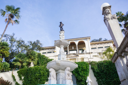 December 23, 2017 San Simeon / CA / USA - Casa del Sol guest house, one of the "cottages" of Hearst Castleのeditorial素材