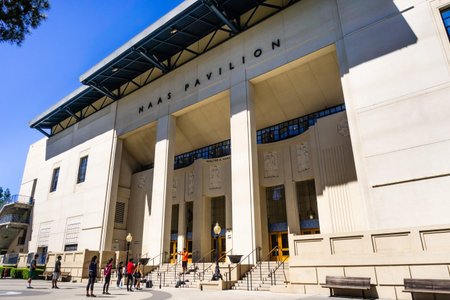 July 13, 2019 Berkeley / CA / USA - The Walter A. Haas Jr. Pavilion in the UC Berkeley campus is the...