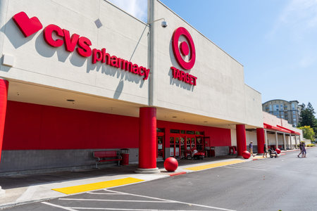 July 30, 2018 Cupertino / CA / USA - Entrance to one of the Target stores located in south San...
