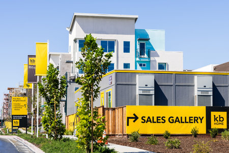 Sep 19, 2019 San Jose / CA / USA - KB Home residential development project on Communications Hill in...