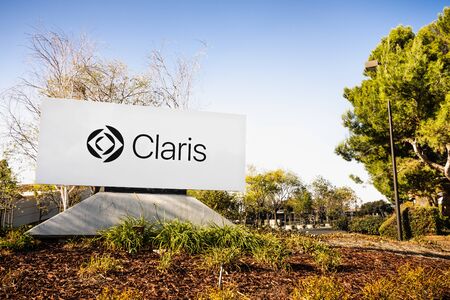 Oct 27, 2019 Santa Clara / CA / USA - Claris headquarters in Silicon Valley; Claris International Inc. (formerly FileMaker Inc.,) is a computer software development company, subsidiary of Apple Incのeditorial素材