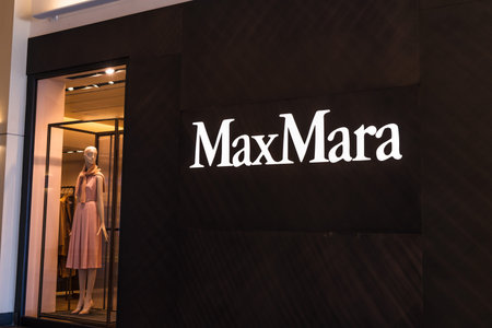 August 20, 2019 Palo Alto / CA / USA - MaxMara store located in Stanford Shopping Mall in San...