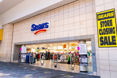 Dec 6, 2019 San Jose / CA / USA - Sears store having its store closing sale; several Sears stores...