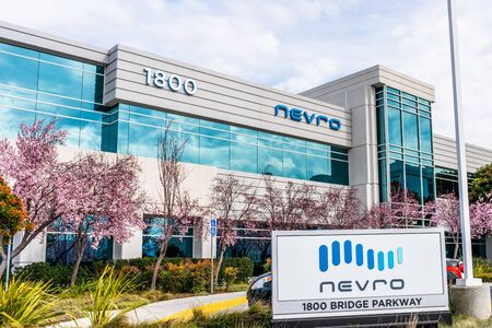 Feb 21, 2020 Redwood City / CA / USA - Nevro Corp. headquarters in Silicon Valley; Nevro Corp. is a medical device company that provides products for the patients suffering from chronic painのeditorial素材