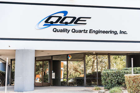Sep 17, 2020 Newark / CA / USA - Quality Quartz Engineering headquarters in Silicon Valley; Quality Quartz Engineering Inc is a build-to-order company that machines quartz glassのeditorial素材