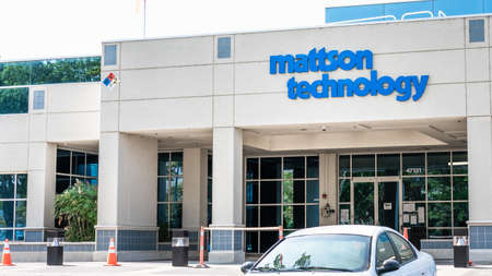 Sep 17, 2020 Fremont / CA / USA - Mattson Technology headquarters in Silicon Valley; Mattson Technology Inc is an American technology company operating in the  semiconductor equipment marketのeditorial素材