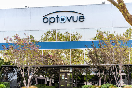 Sep 17, 2020 Fremont / CA / USA - Optovue headquarters in Silicon Valley; Optovue, Inc. designs and...