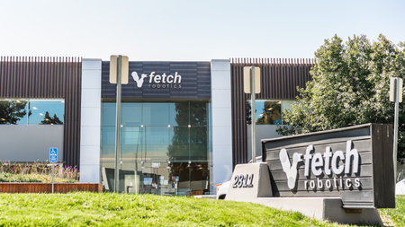 Sep 18, 2020 San Jose / CA / USA - Fetch Robotics headquarters in Silicon Valley; Fetch Robotics Inc. provides industrial automation servicesのeditorial素材