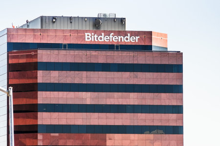 Oct 11, 2020 Santa Clara / CA / USA - Bitdefender headquarters in Silicon Valley; Bitdefender SRL is...