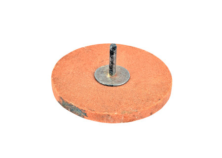 Grinding and cutting disc, isolated on a white background