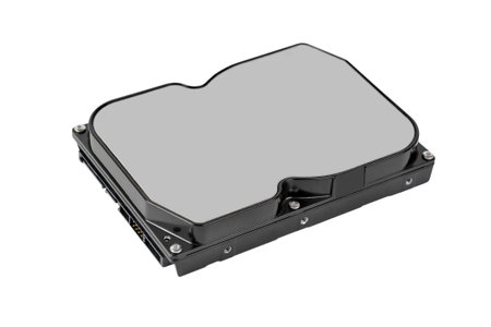 Hard disk drive (HDD), isolated on white background
