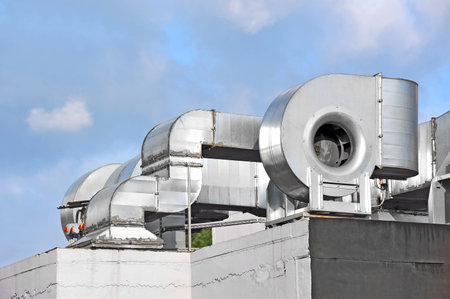 Industrial steel air conditioning and ventilation systems