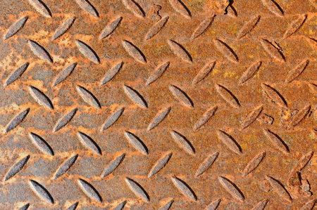 Vintage rusty textured metallic steel background