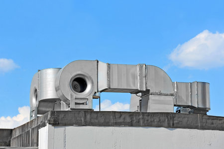 Industrial steel air conditioning and ventilation systemsのeditorial素材