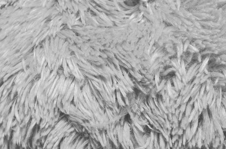 Close up of brown synthetical fur textured backgroundの写真素材
