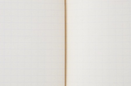 Blank from old school copybook with cellの写真素材