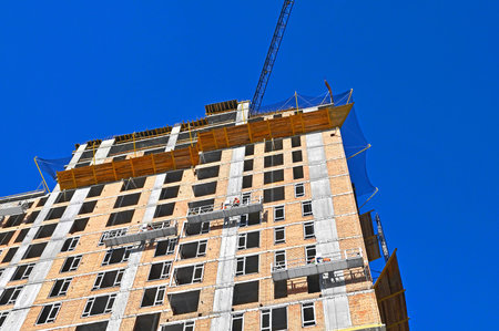 Suspended Platform Cradle Construction Gondola, ZLP on wall