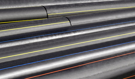 High density polyethylene pipe for water pipeline