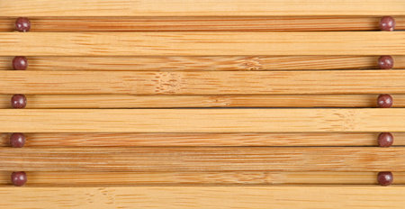 Close up of abstract textured wooden bamboo background