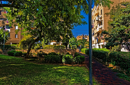 photo of a small park in bat-yam israelのeditorial素材