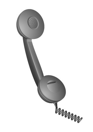 illustration of a telephone receiverのイラスト素材