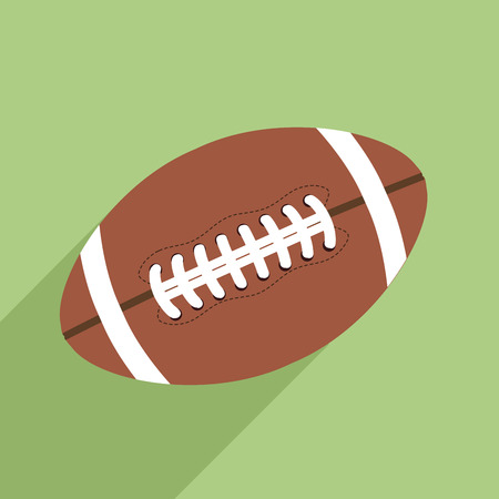 minimalistic illustration of a rugby ballのイラスト素材