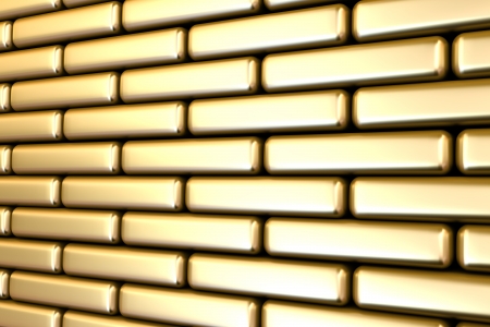gold bricks の写真素材
