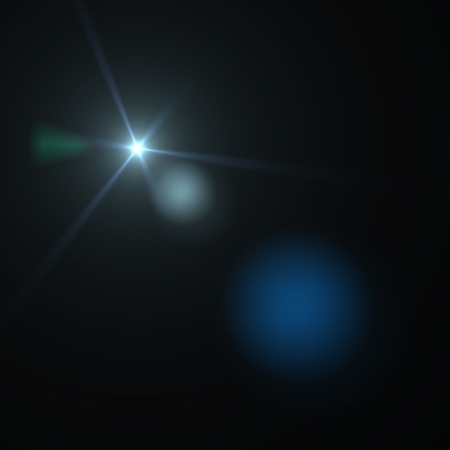 blue flareのイラスト素材