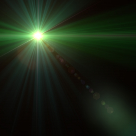 Vector star, sun with lens flare のイラスト素材