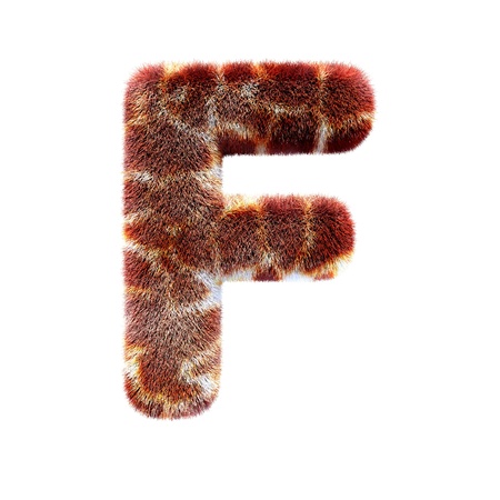 Isolated giraffe alphabet letterの写真素材