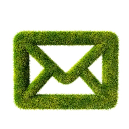 Grass Email symbolの写真素材
