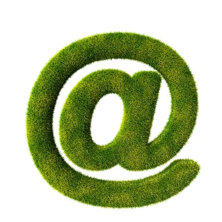 Grass Email symbolの写真素材