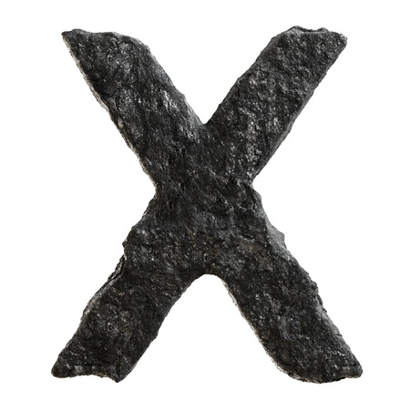 Coal fontの写真素材