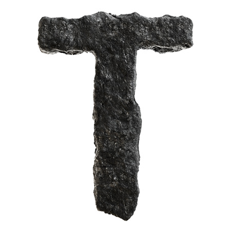 Coal fontの写真素材